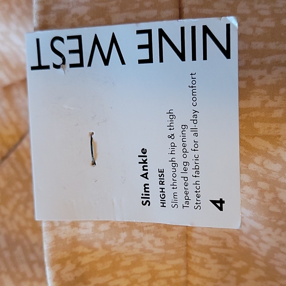 🆕️🎈Nine West Women's Slim Ankle High-rise Pants Size 4 - Picture 8 of 9